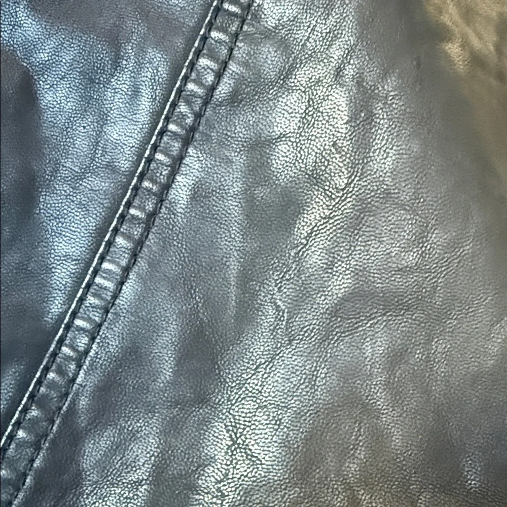 Free People Black Leather Skirt - Picture 5 of 5